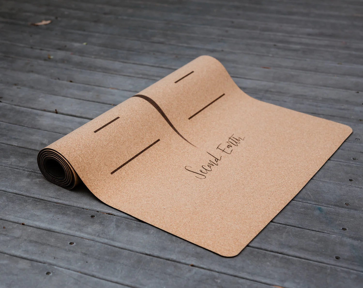 2E 'Affinity' Cork Yoga Mat image 1